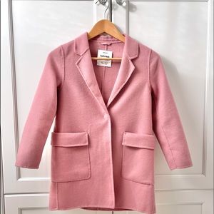 Zara girls pink coat worn once size 9